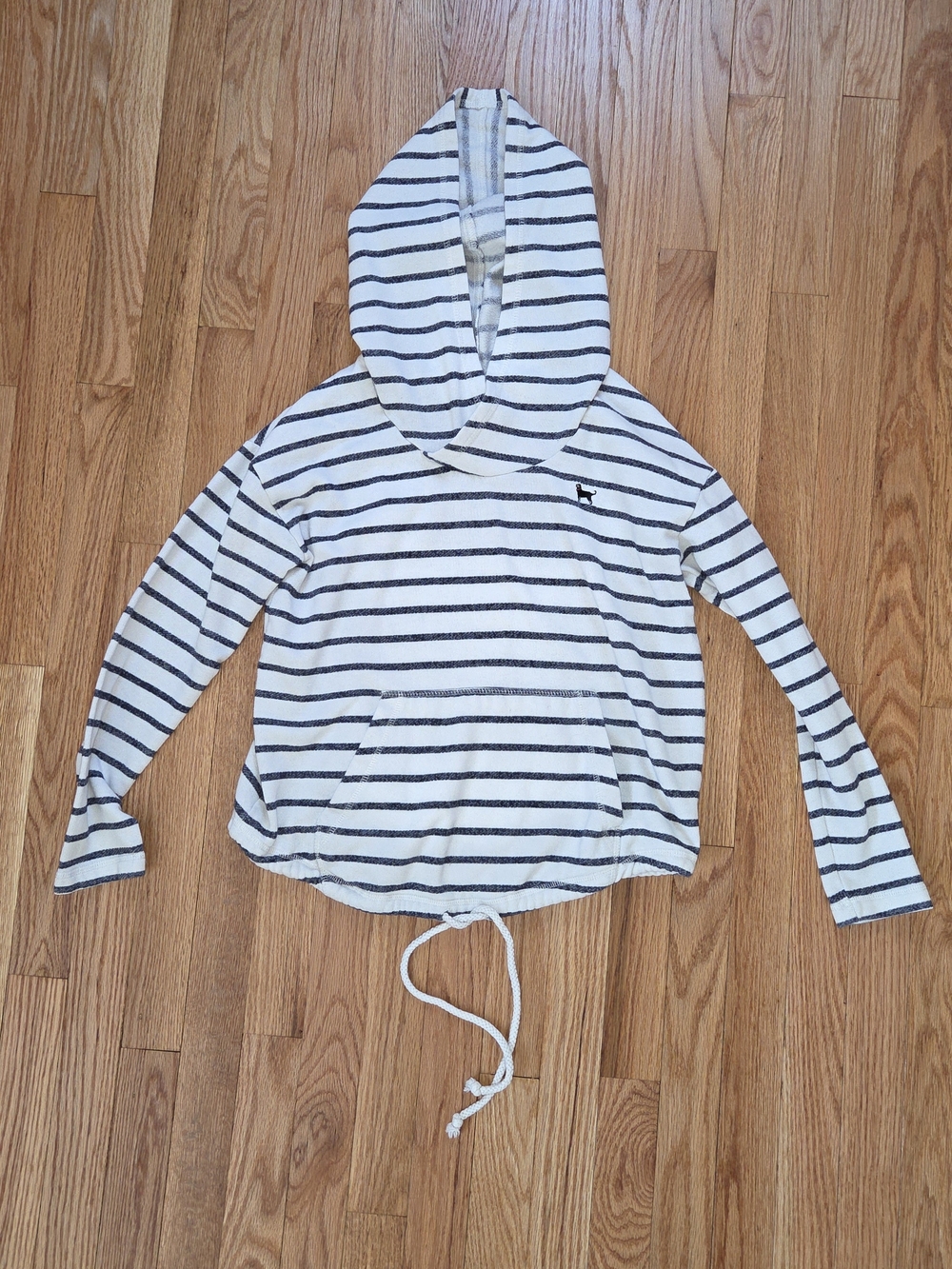 The Black Dog Martha’s Vineyard Striped Nautical Hoodie - XS - Coastal Beachy